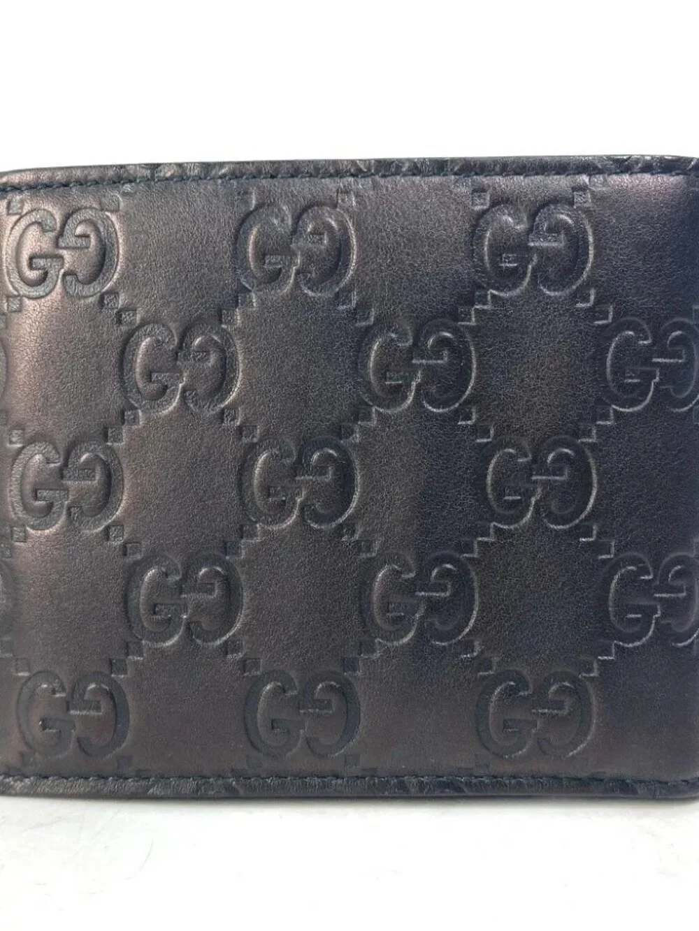 GUCCI 145754 Compact wallet GG Guccissima Bill Compartment Folded wallet Unused